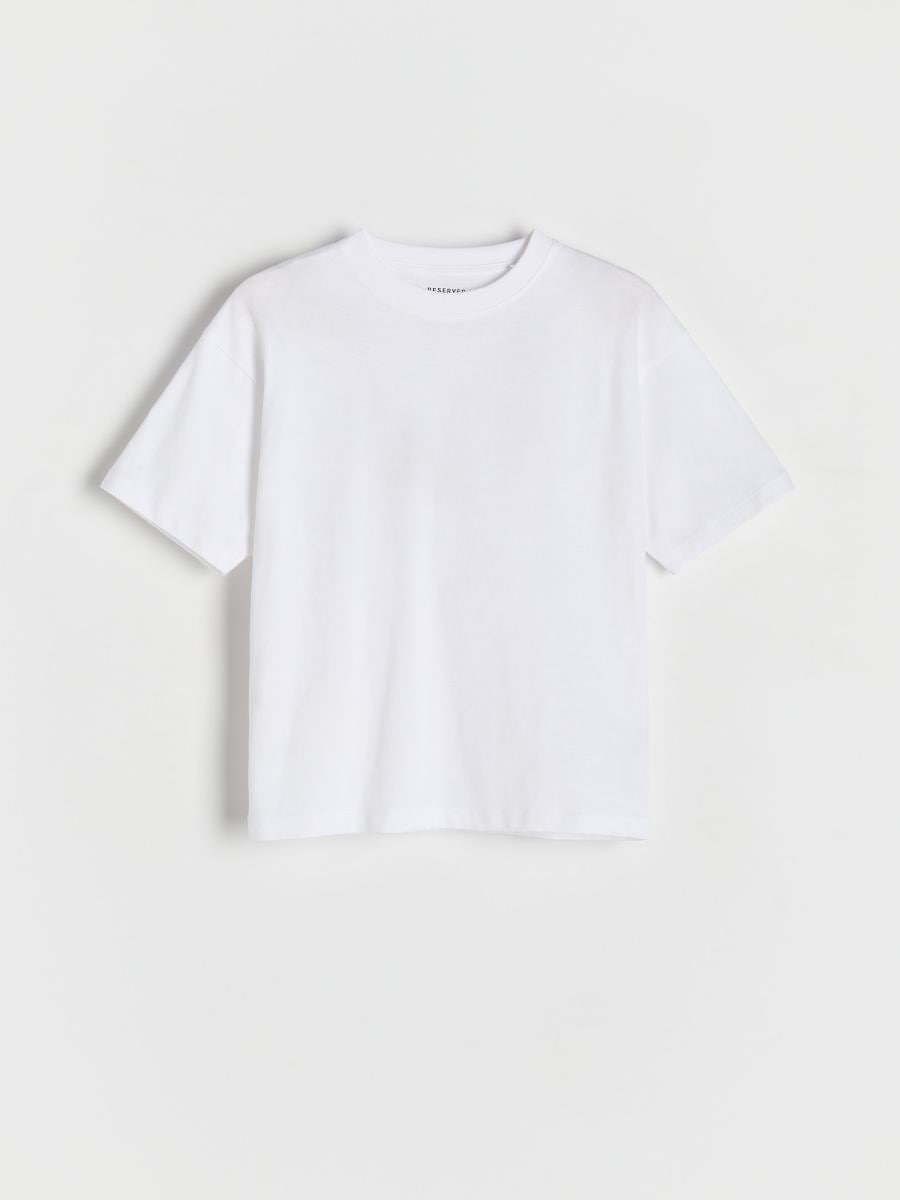 BOYS` T-SHIRT - Blanc - RESERVED