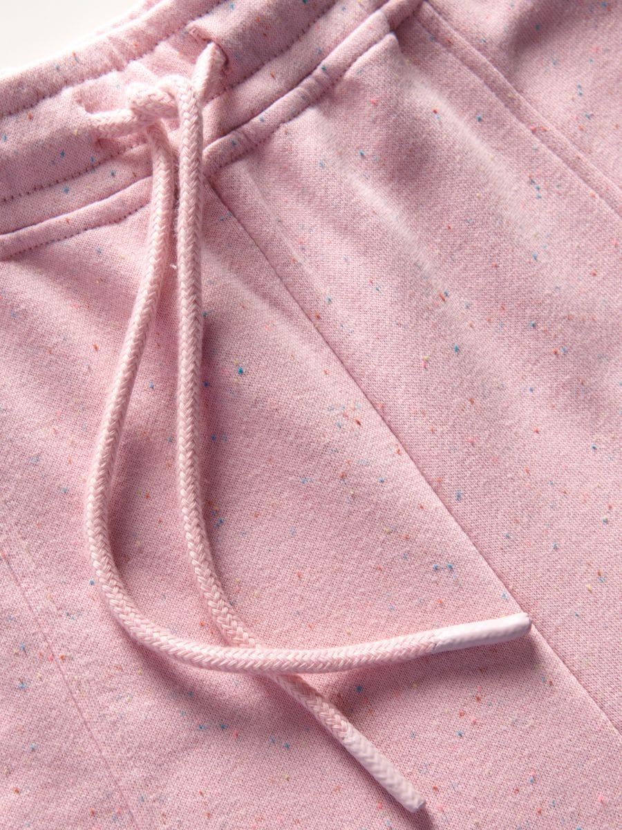 Joggers with stitching - pastel pink - RESERVED - 4