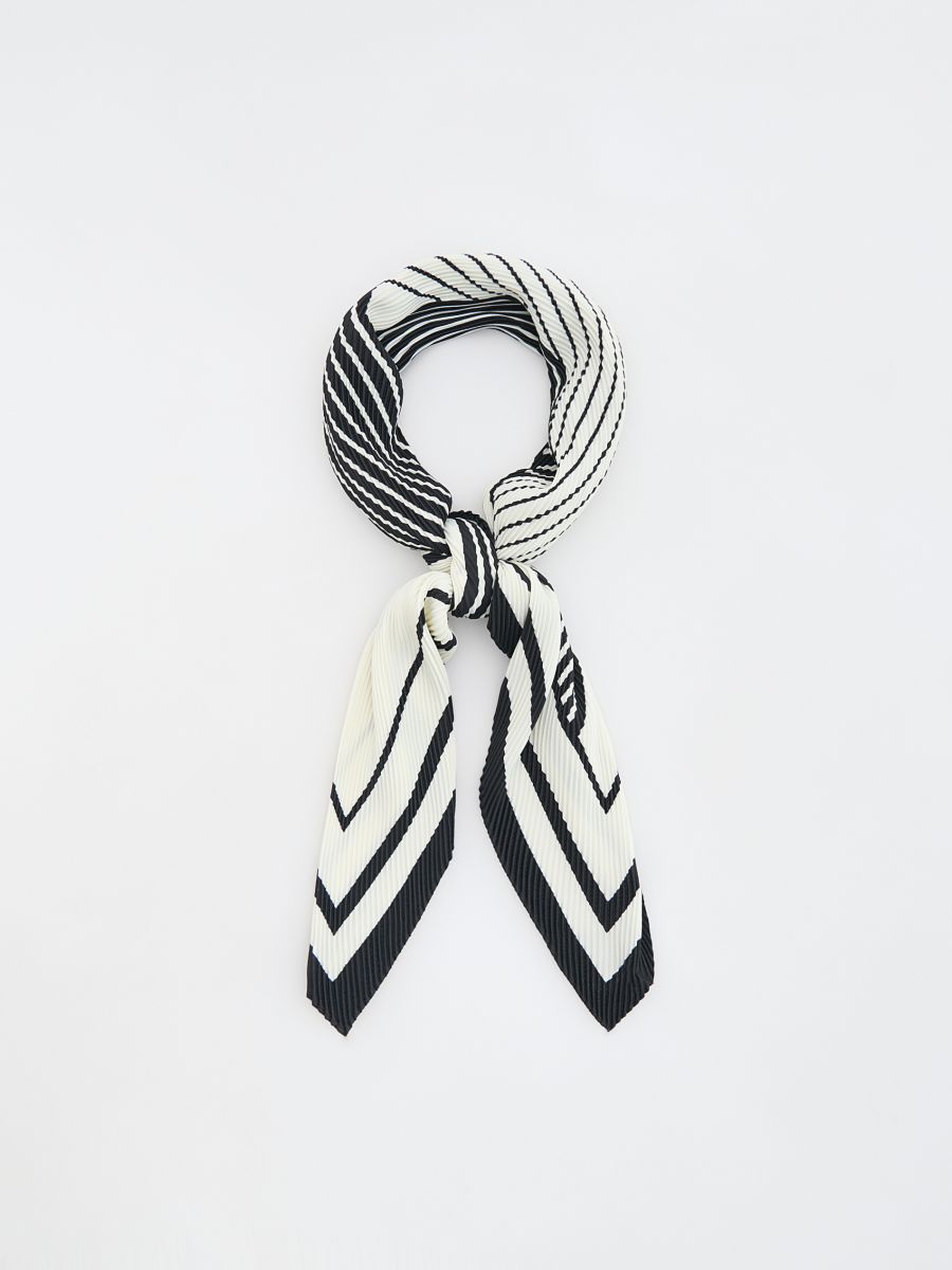 Patterned neckerchief - black - RESERVED - 2