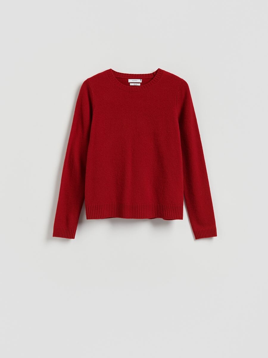 Pull en laine - rouge - RESERVED