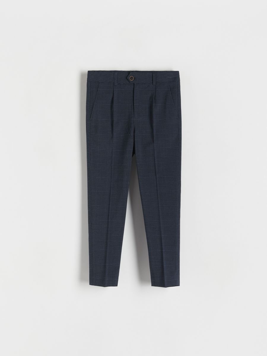 Elegant check trousers - navy - RESERVED - 2