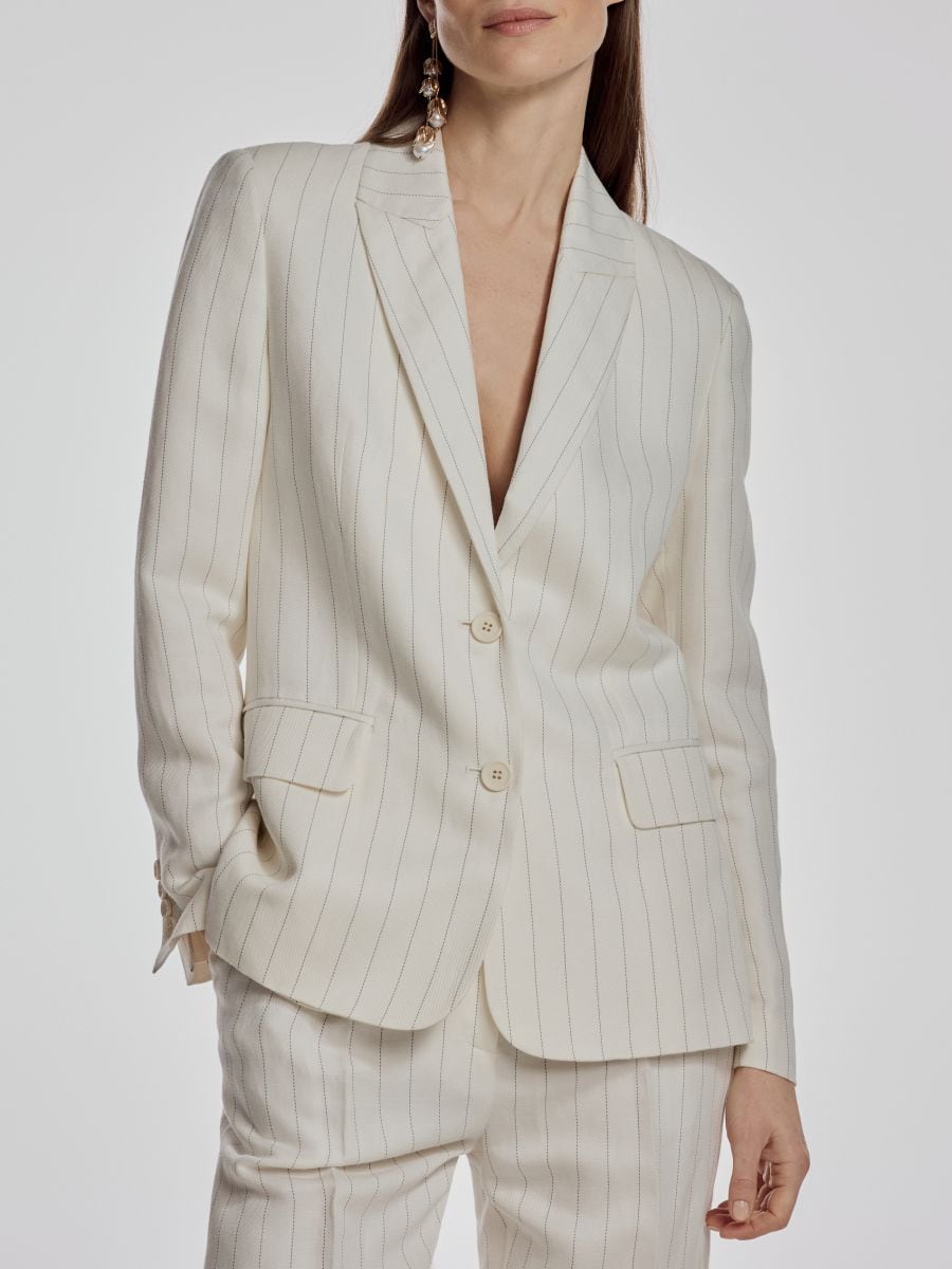 Striped jacket - cream - RESERVED - 3