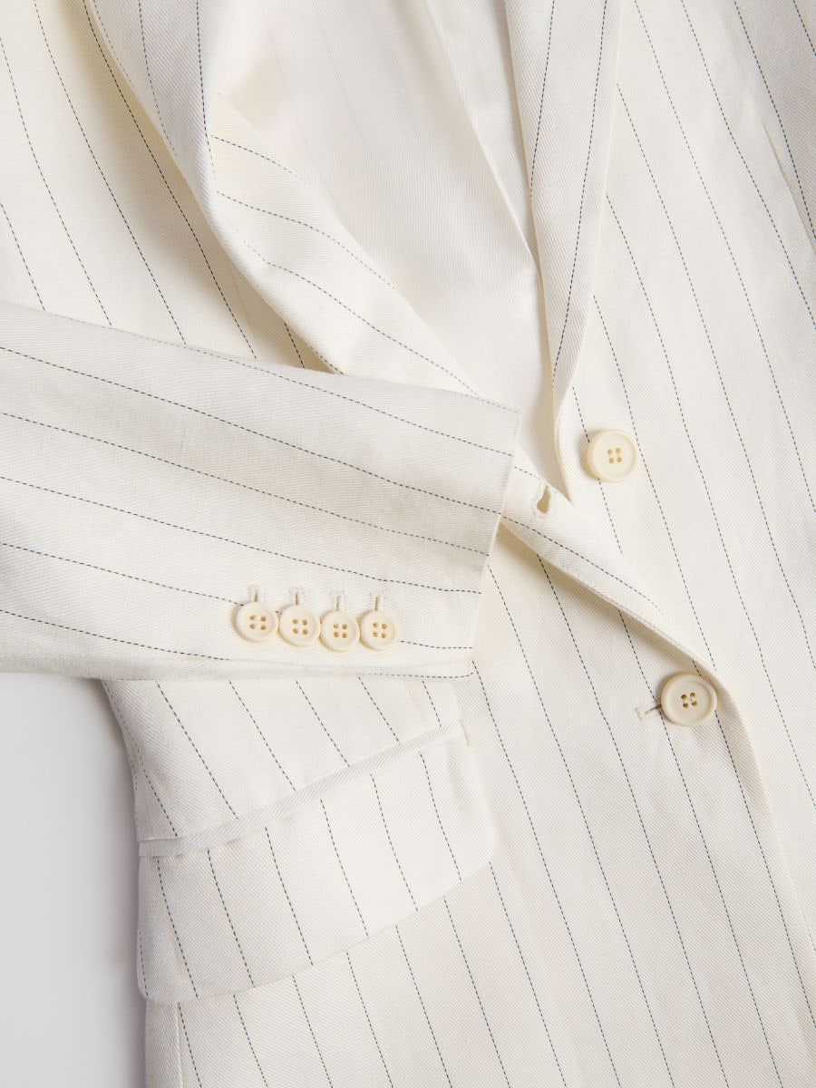 Striped jacket - cream - RESERVED - 7