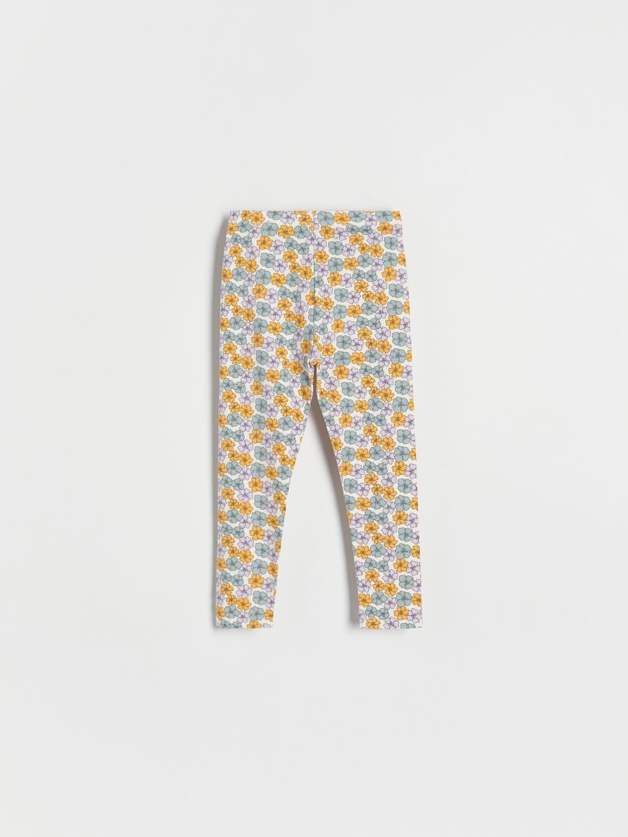 Legging en coton majoritaire fleuri - Multicolore - RESERVED - 2