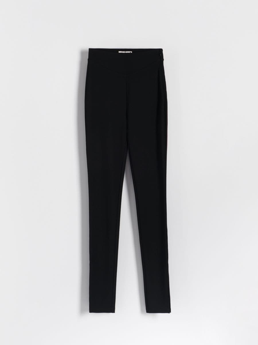 Split hem trousers - black - RESERVED - 4