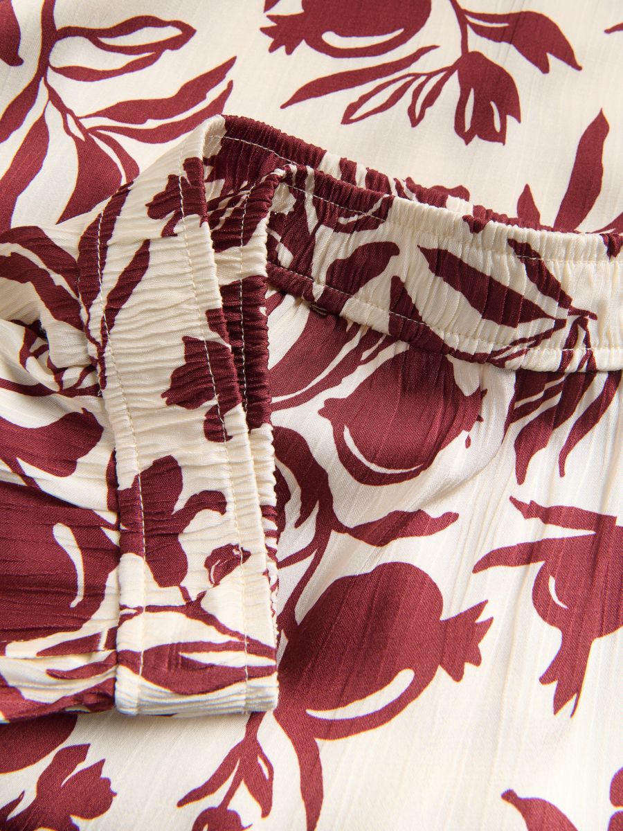 Trousers with Circulose® viscose - multicolor - RESERVED - 6