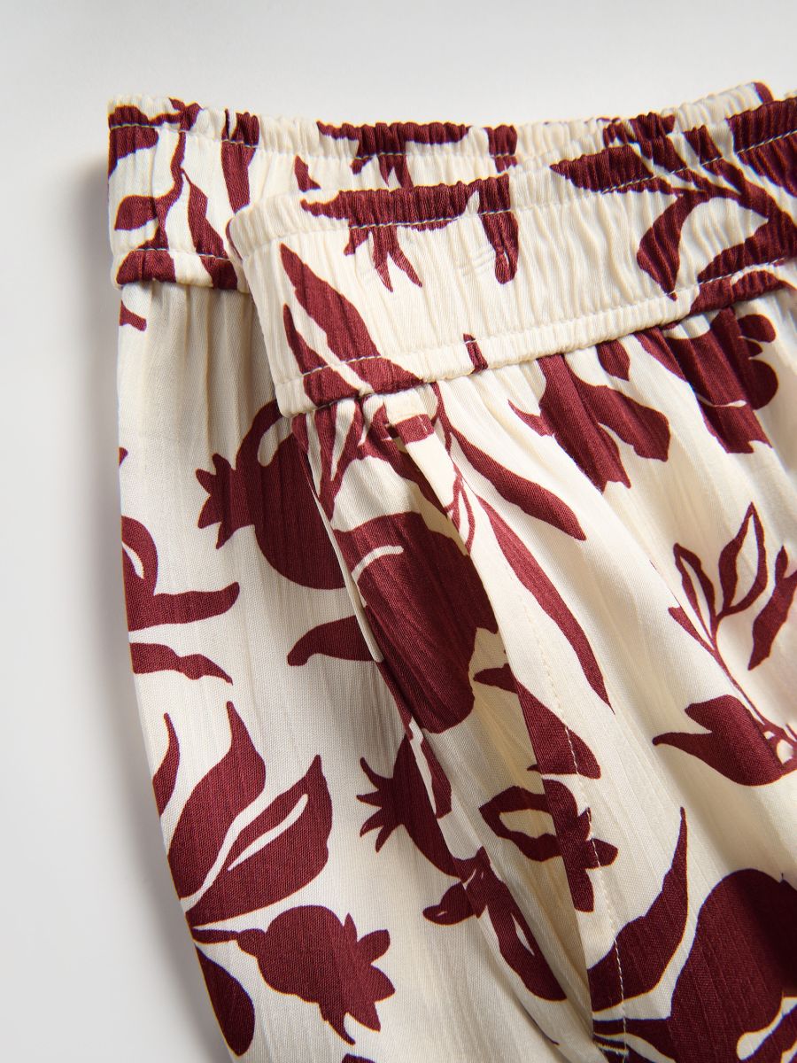Trousers with Circulose® viscose - multicolor - RESERVED - 7
