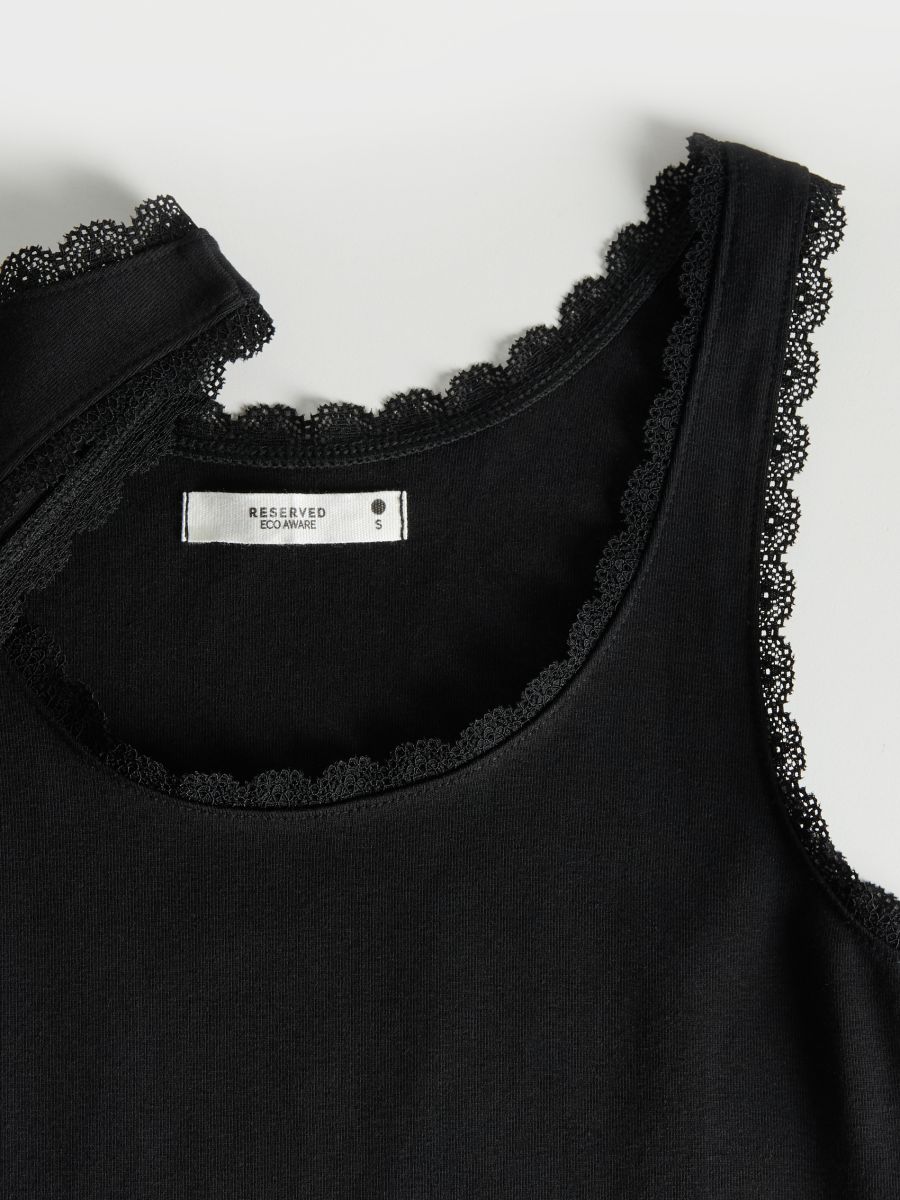Cami top - black - RESERVED - 5