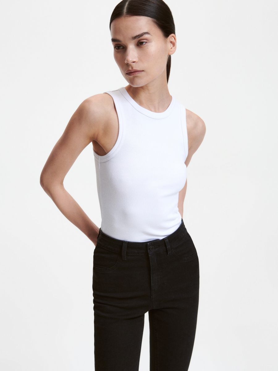 Knitted top - white - RESERVED - 6