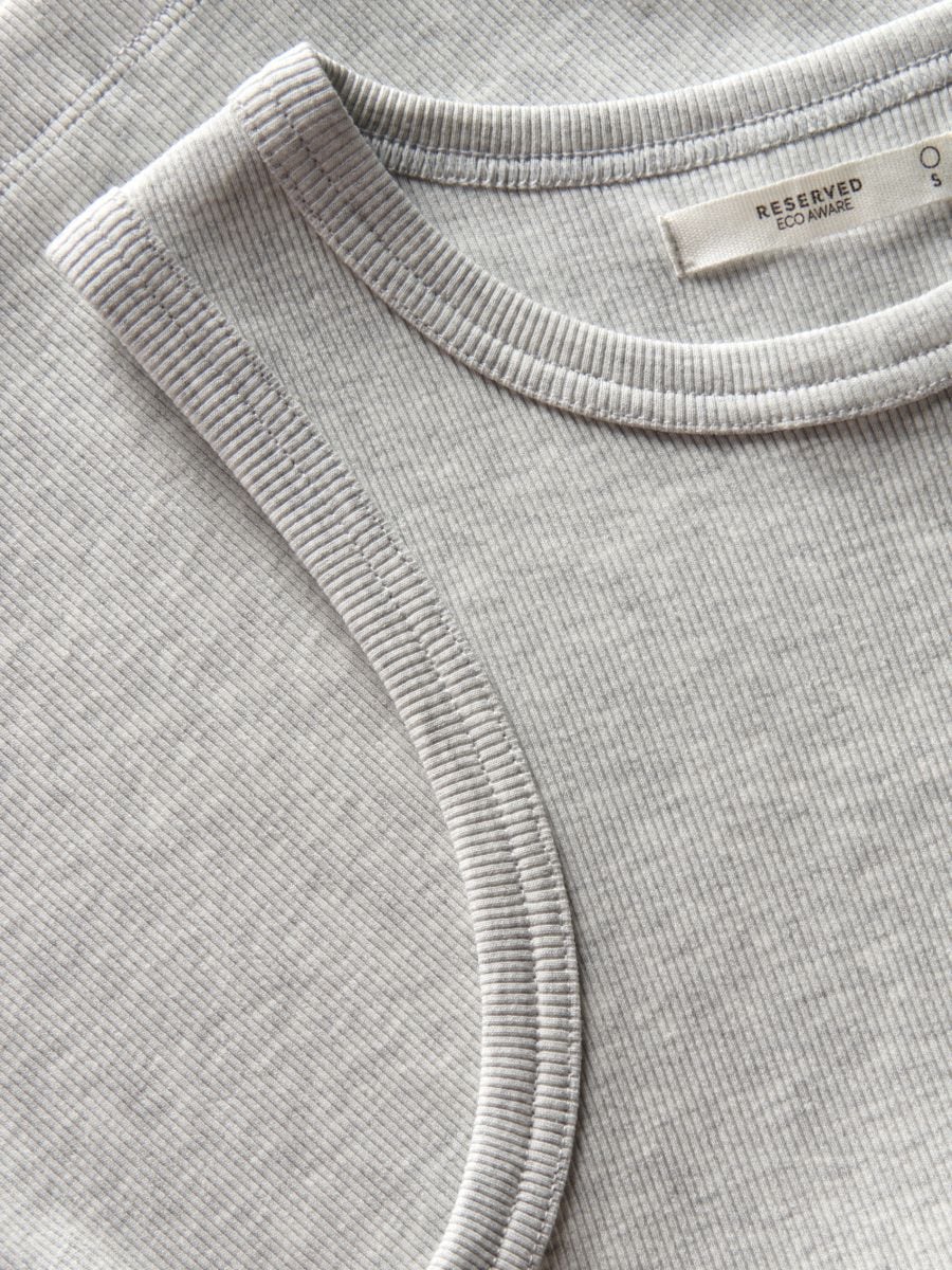 Knitted top - light grey - RESERVED - 4