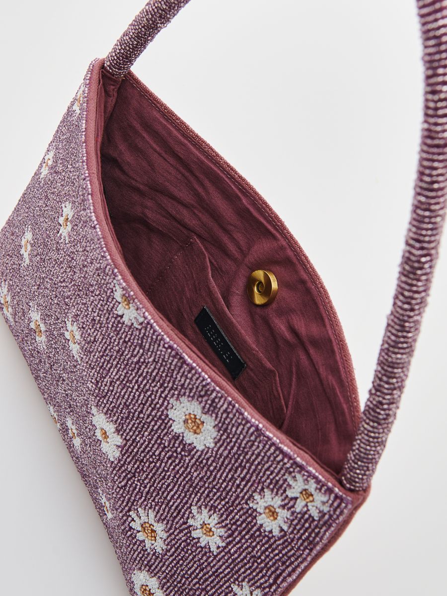Torba s perlama - lavanda - RESERVED - 2