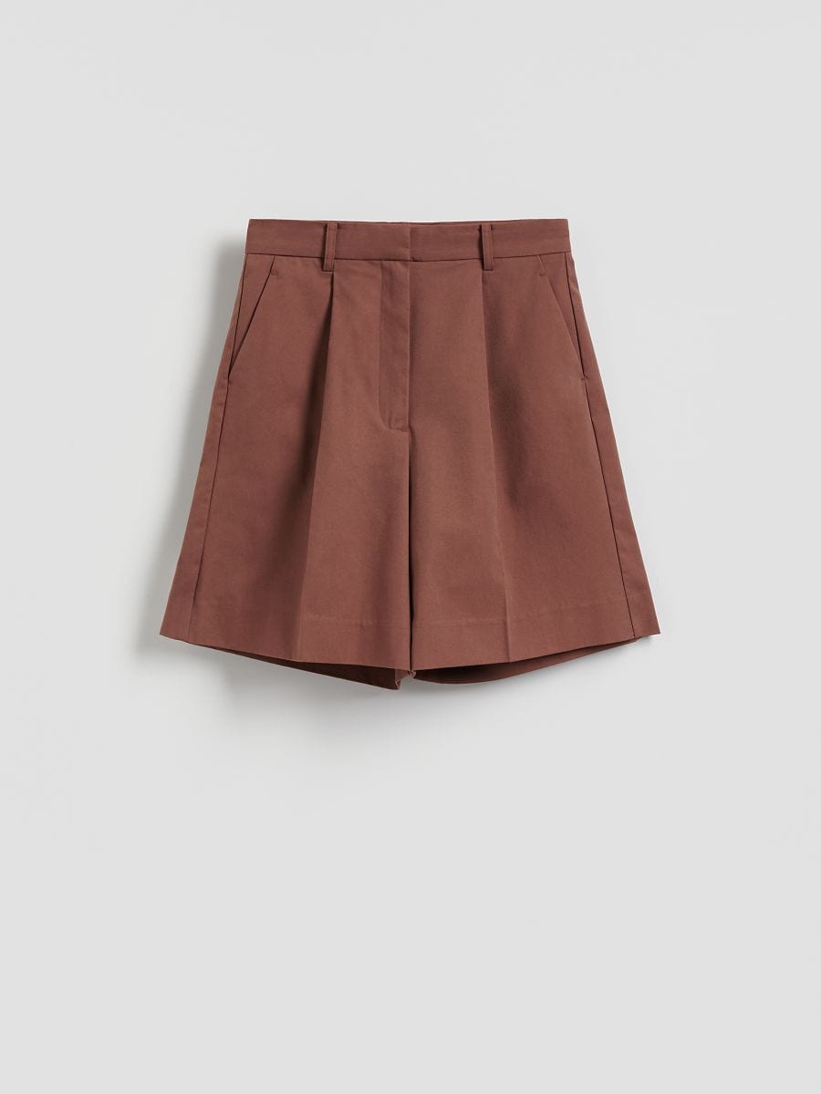 Shorts aus Lyocell - goldbraun - RESERVED