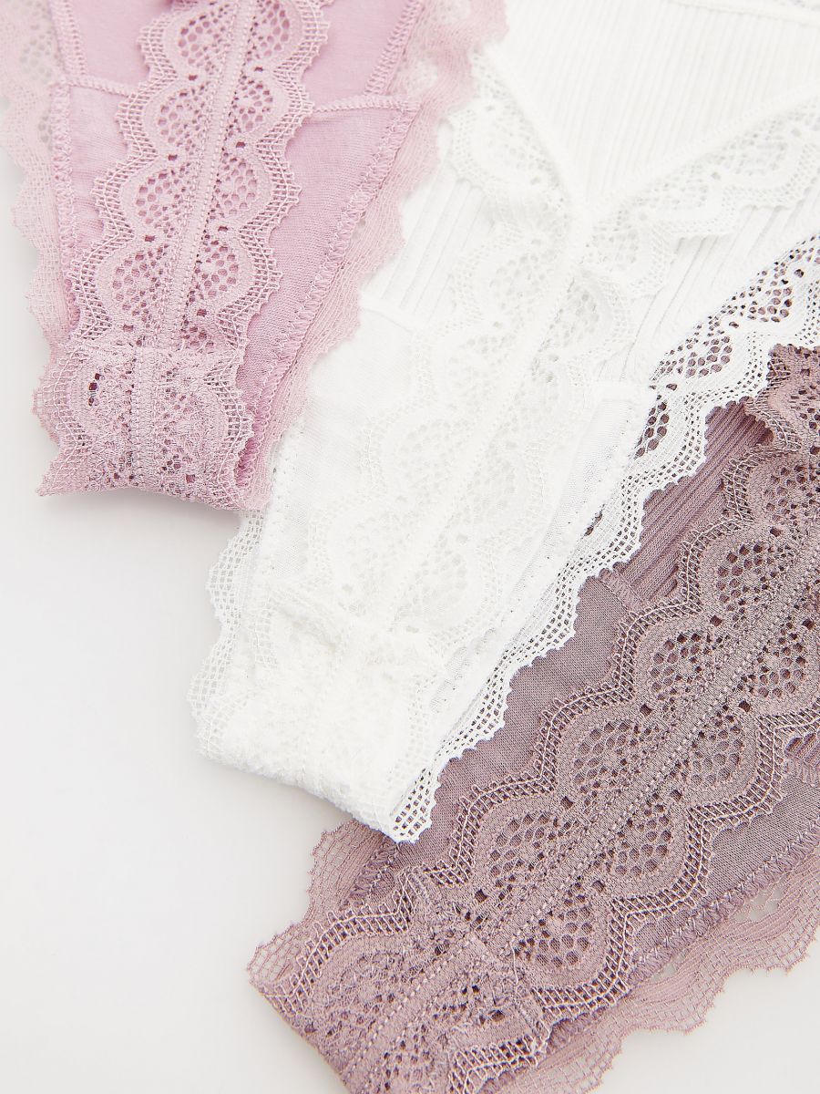 Tangas, 2er-Pack - rosa - RESERVED - 5