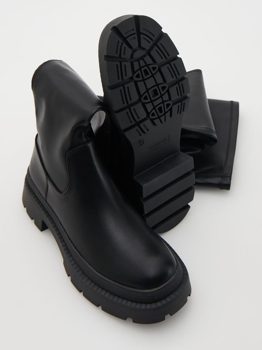 High upper boots - black - RESERVED - 5