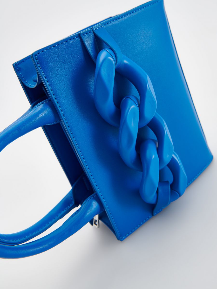 Handbag with chain - blau - RESERVED - 3