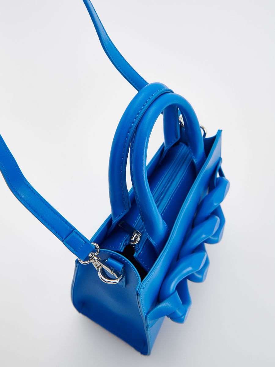 Handbag with chain - blau - RESERVED - 4