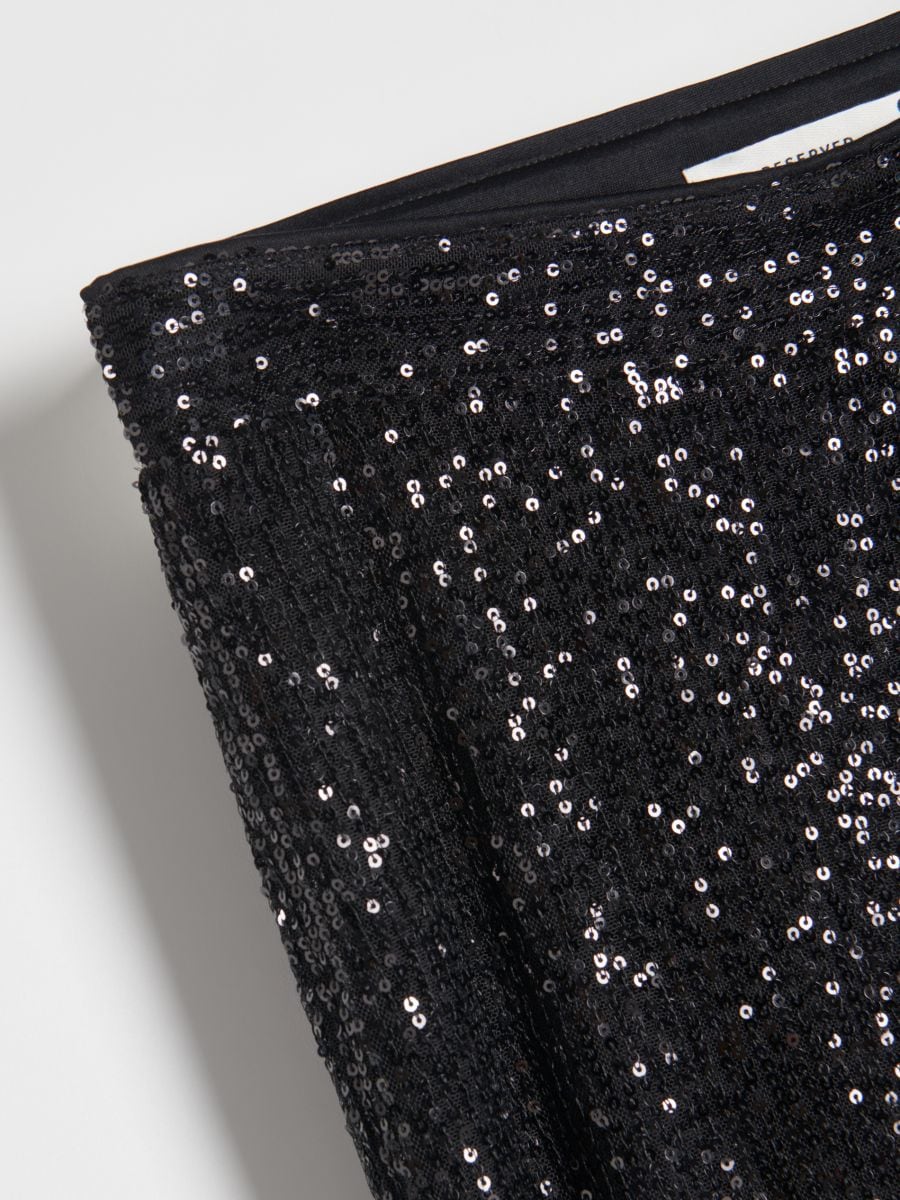 Sequin trousers - black - RESERVED - 4