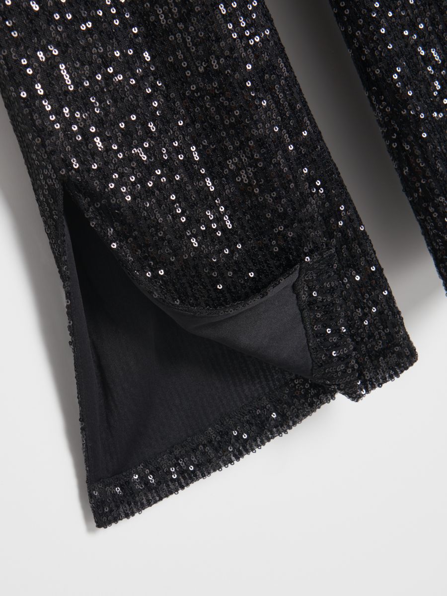 Sequin trousers - black - RESERVED - 5