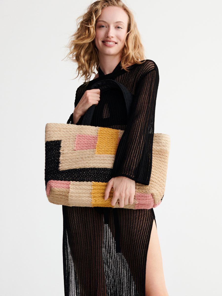 Large shopper bag - multicolor - RESERVED - 6