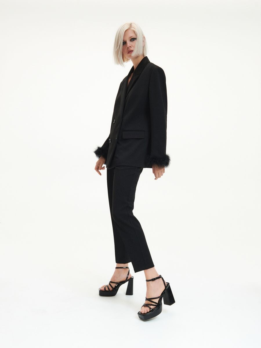 High waist trousers - black - RESERVED - 3
