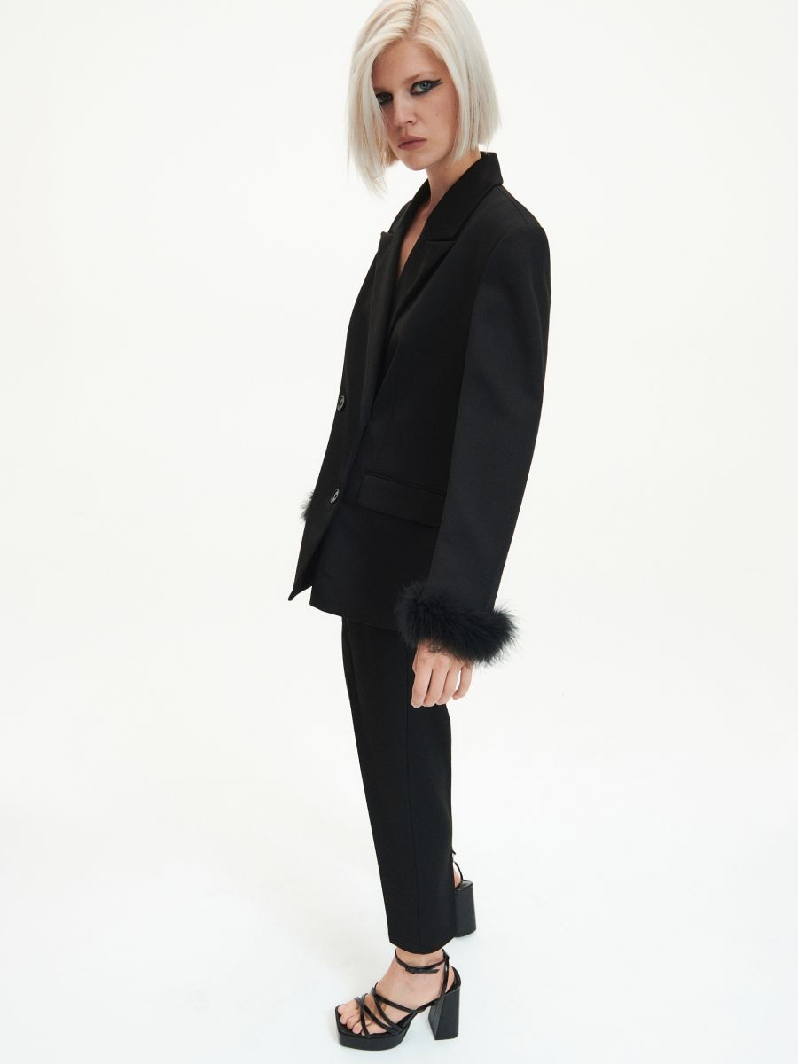 High waist trousers - black - RESERVED - 5