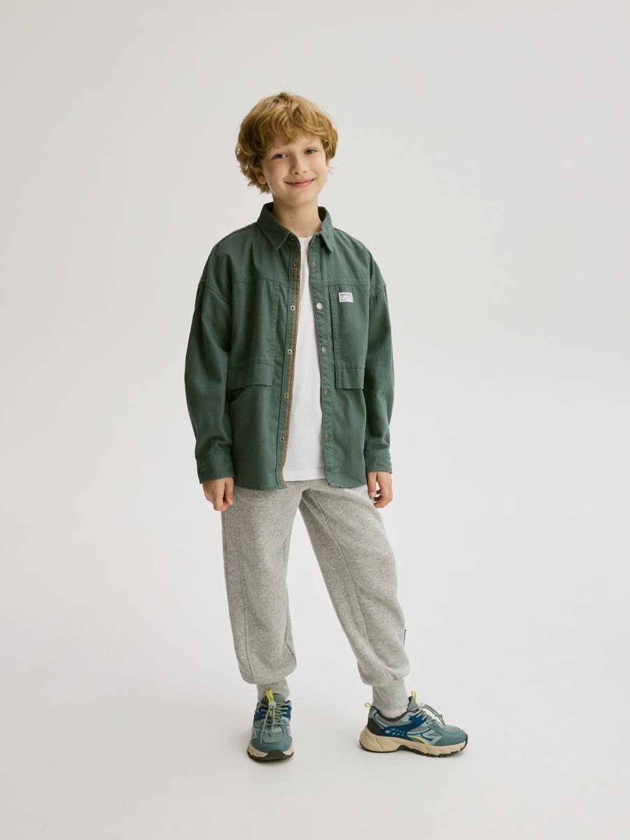 Брюки jogger - світло-сірий - RESERVED