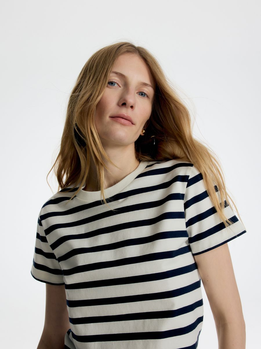 Regular fit stripe T-shirt - multicolor - RESERVED - 3