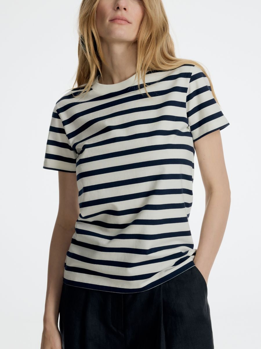 Regular fit stripe T-shirt - multicolor - RESERVED - 2