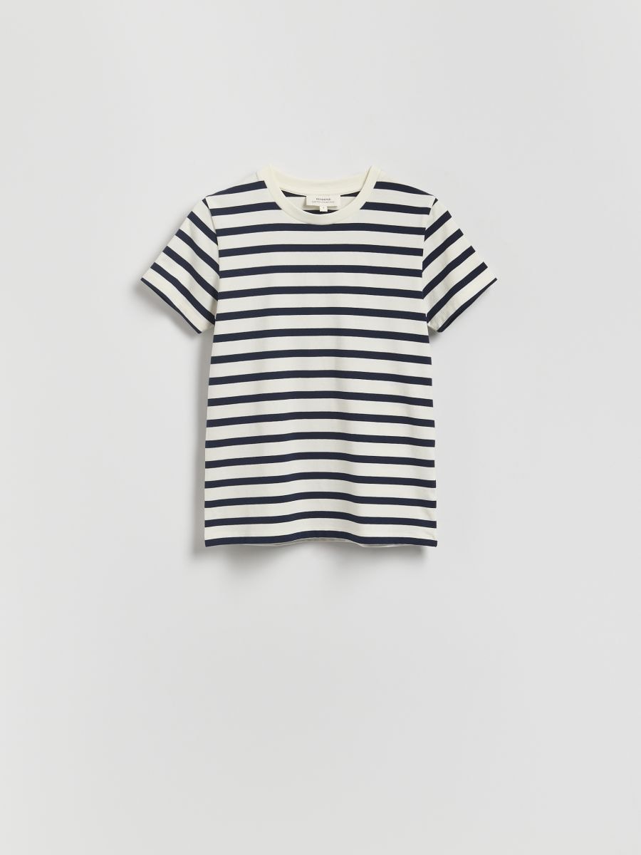 Regular fit stripe T-shirt - multicolor - RESERVED - 5