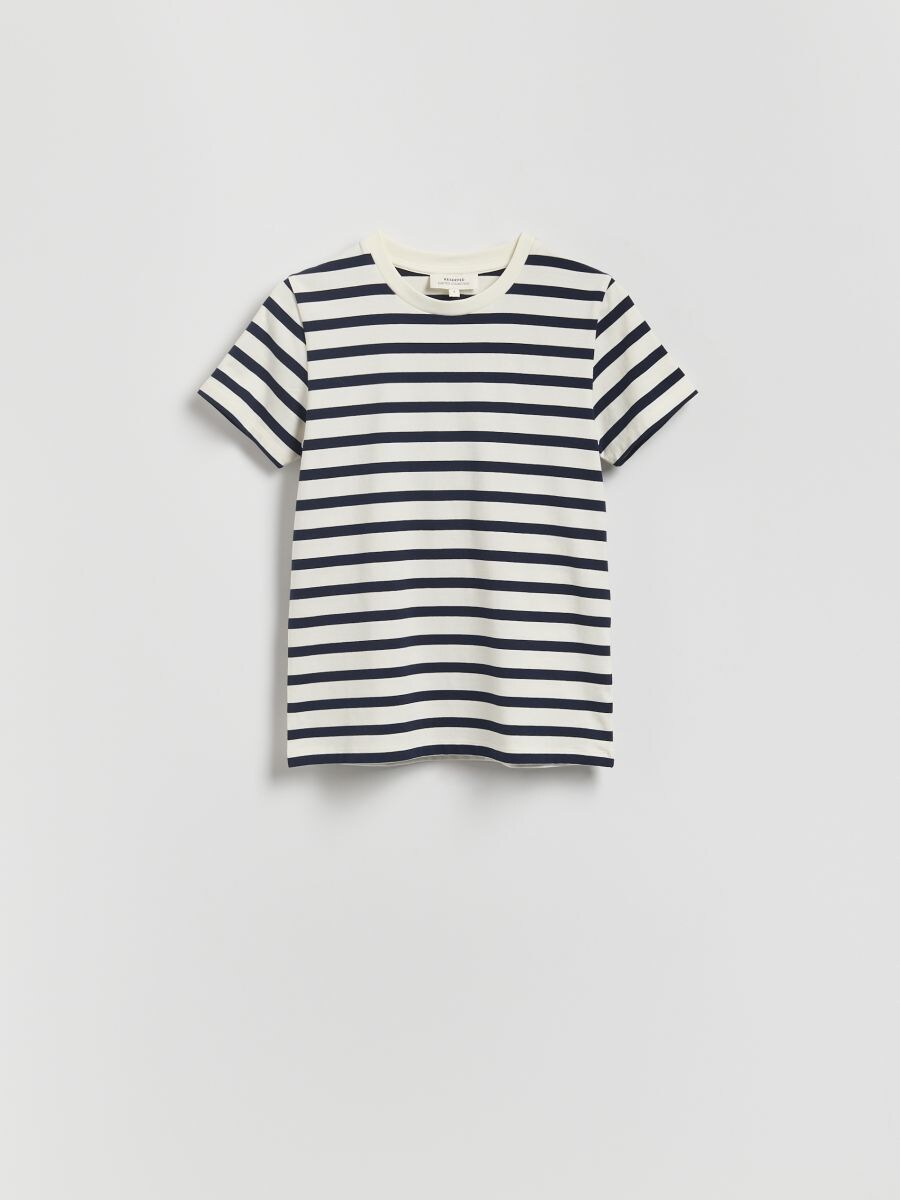 Regular fit stripe T-shirt - multicolor - RESERVED