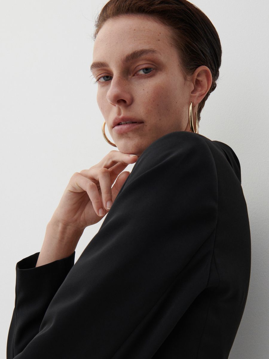 Plain blazer - black - RESERVED - 4