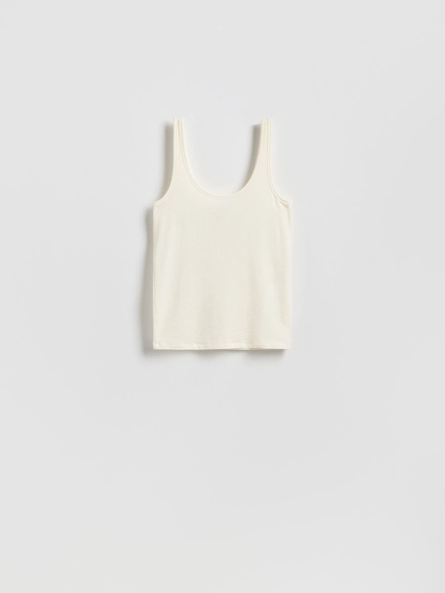 LADIES` SINGLET - bílá - RESERVED - 5