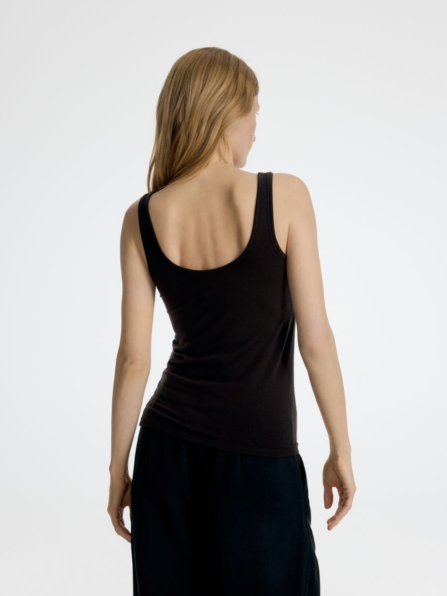 LADIES` SINGLET - tamno braon - RESERVED - 2