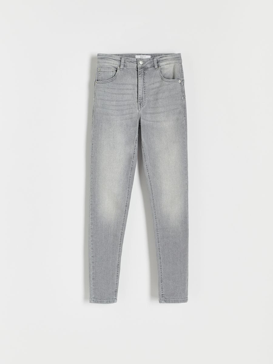Slim push up jeans - light grey - RESERVED - 5
