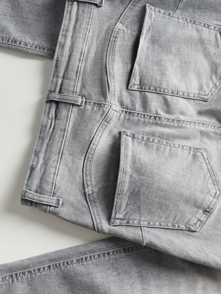 Slim push up jeans - light grey - RESERVED - 6