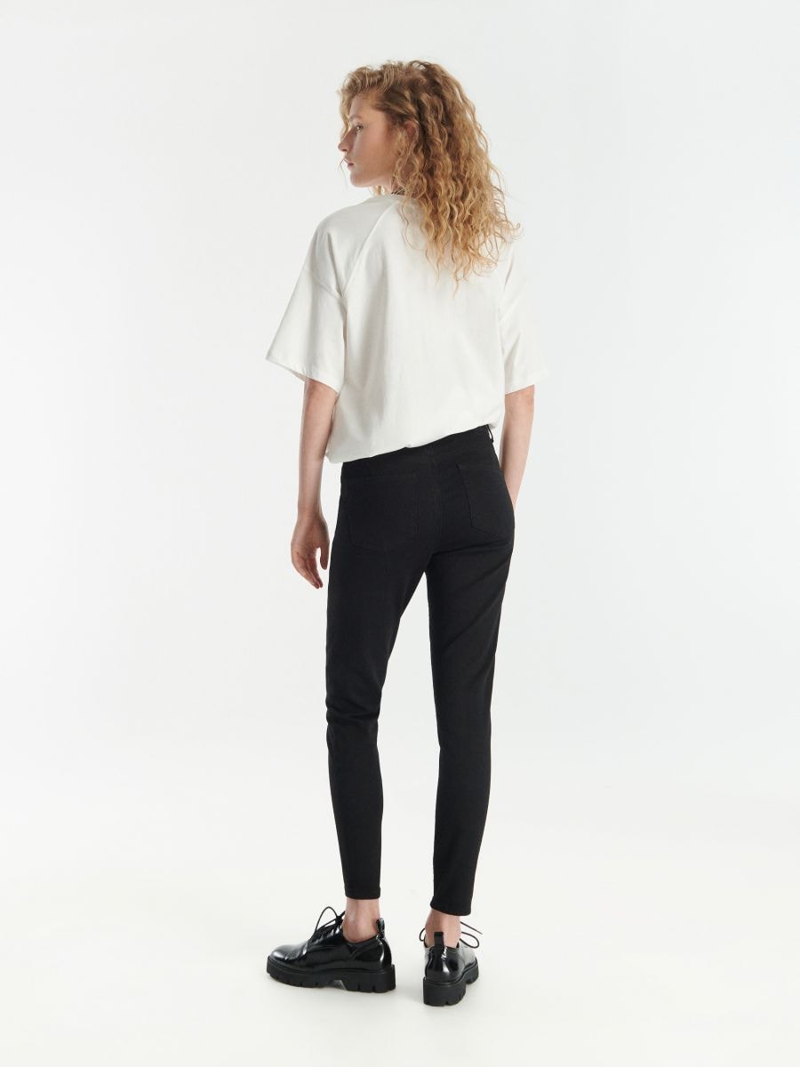 Slim push up jeans - black - RESERVED - 4