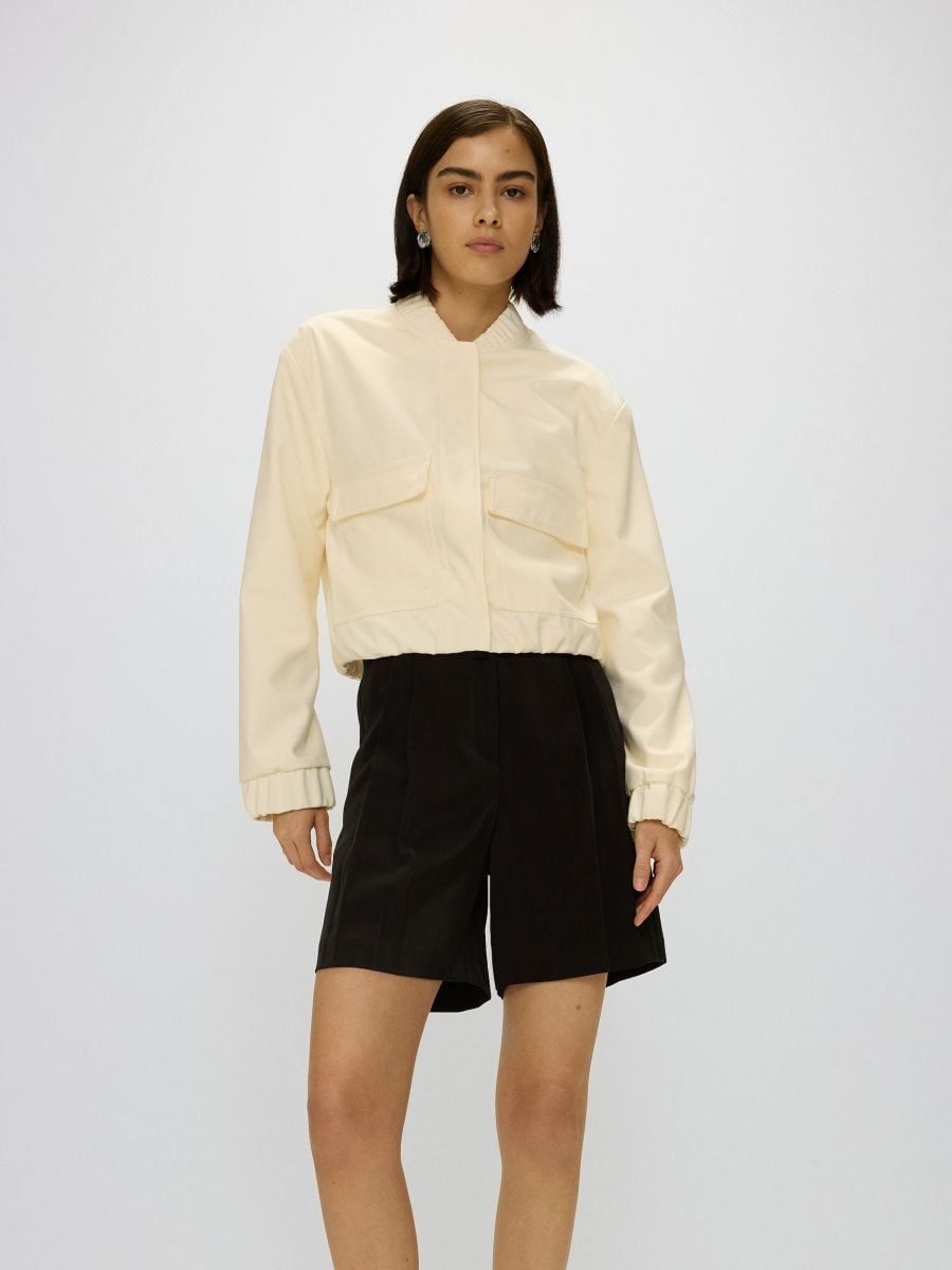 Pleated shorts - black - RESERVED - 2