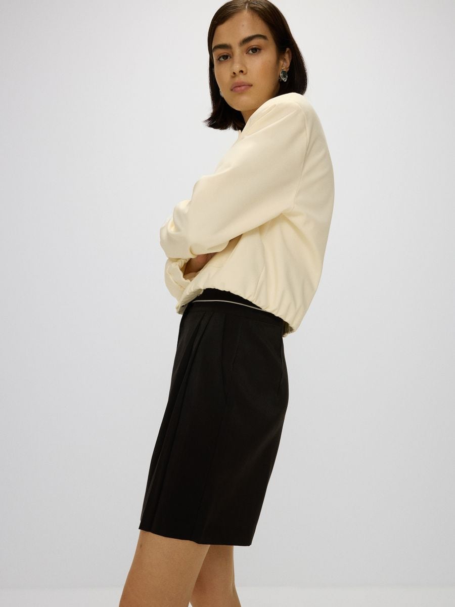 Pleated shorts - black - RESERVED - 3
