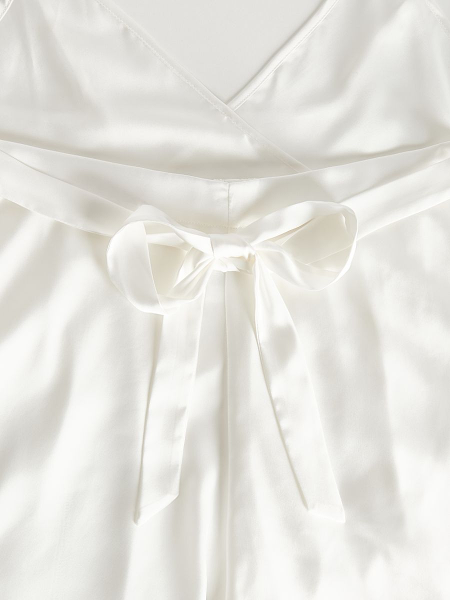 Pyjamassæt i to dele - creme - RESERVED - 2