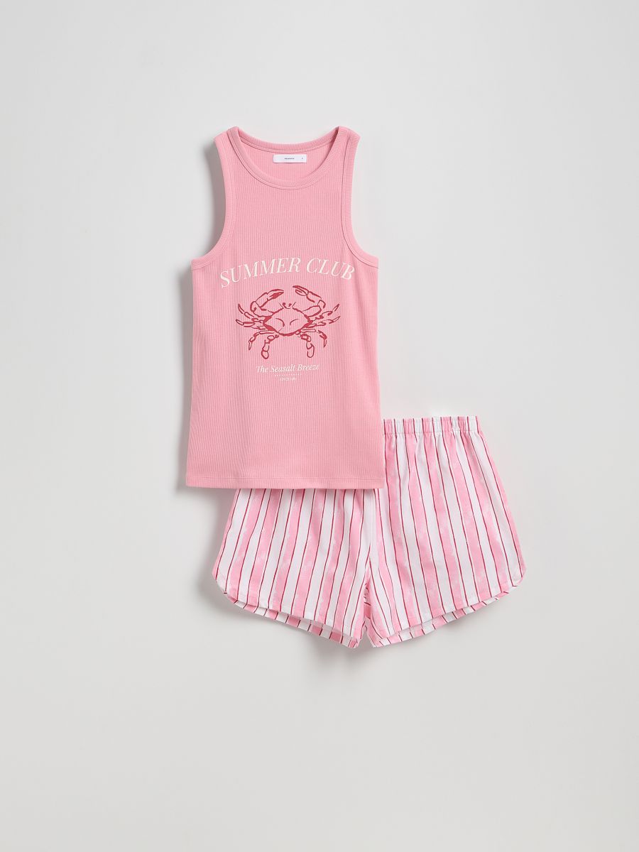 Zweiteiliges Pyjama-Set - rosa - RESERVED - 5