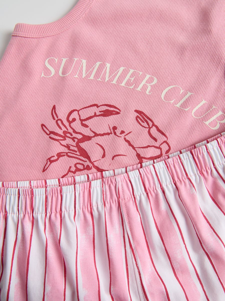 Zweiteiliges Pyjama-Set - rosa - RESERVED - 6