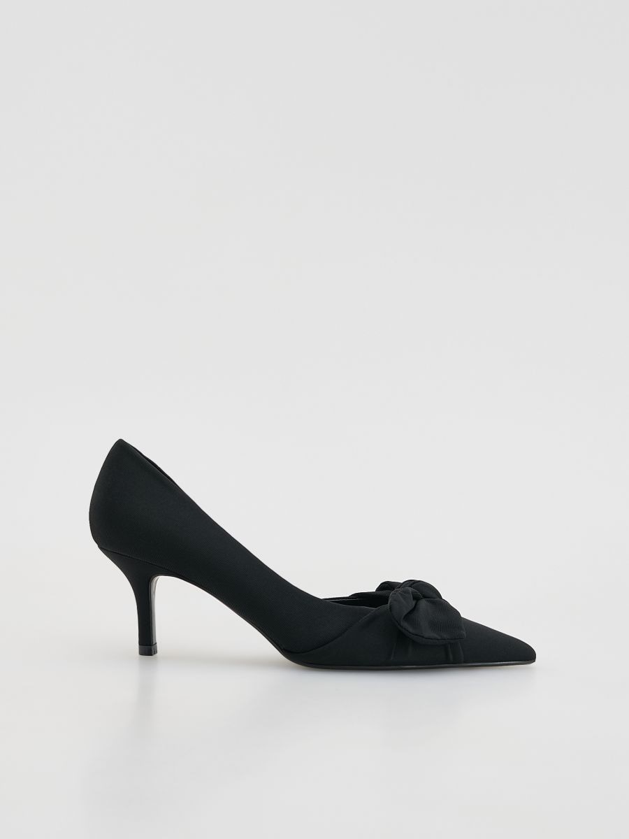 Pumps with bow details - black - RESERVED
