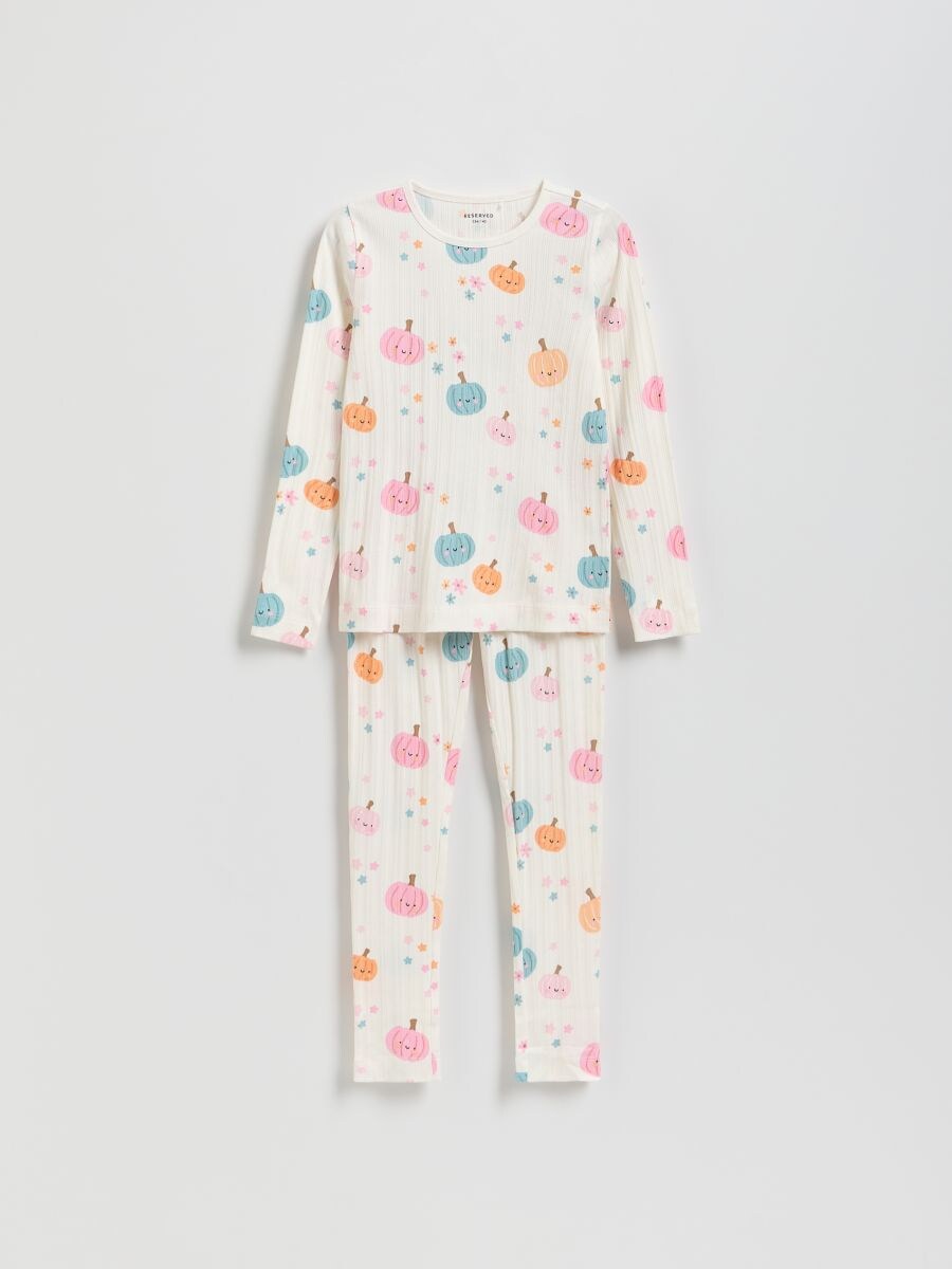 Two piece pyjama set - cream - RESERVED