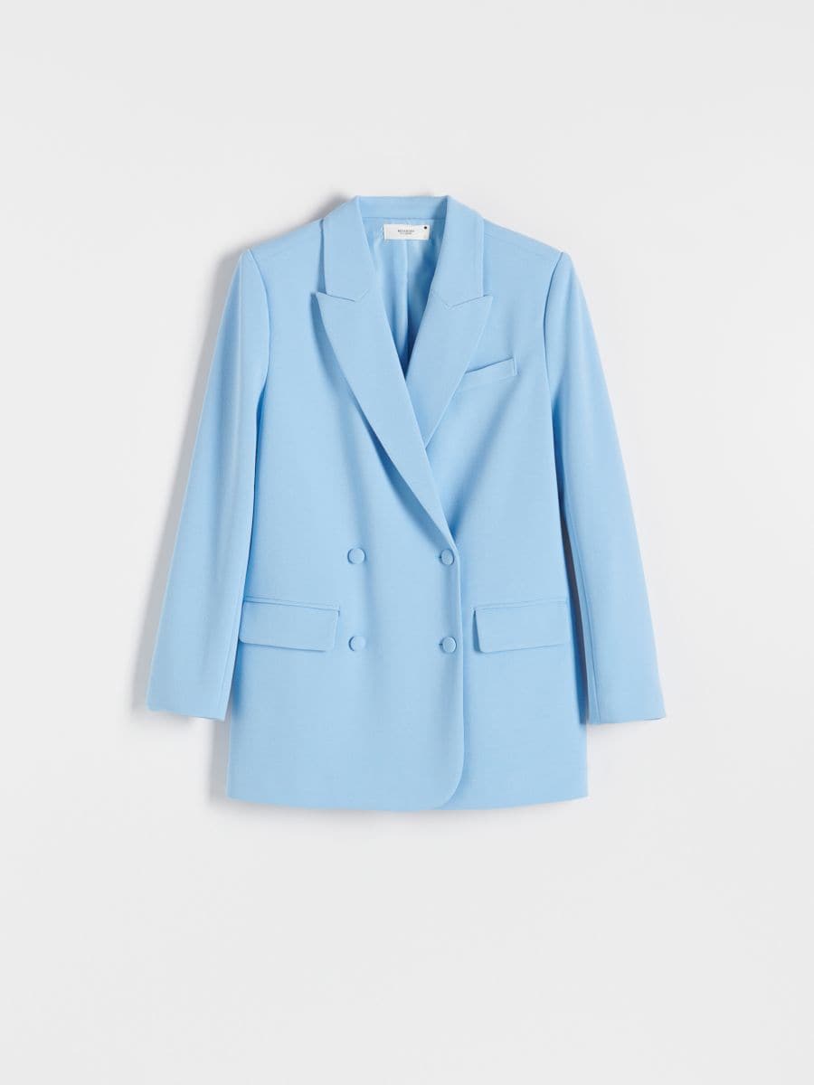 Plain blazer - light blue - RESERVED - 4
