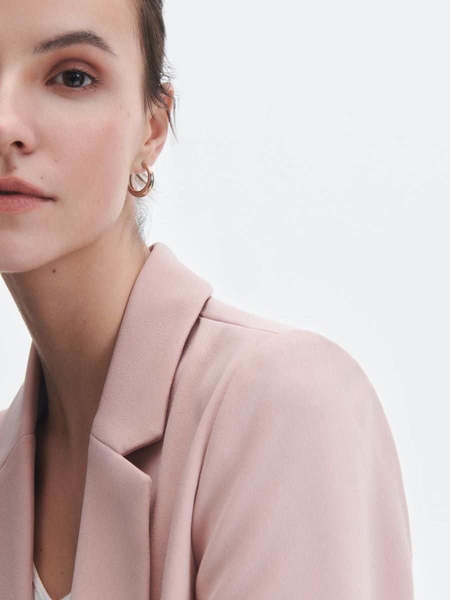 Plain blazer - pastel pink - RESERVED - 4