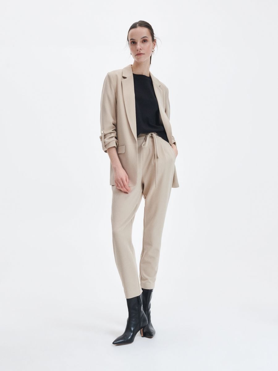 Plain blazer - beige - RESERVED - 2