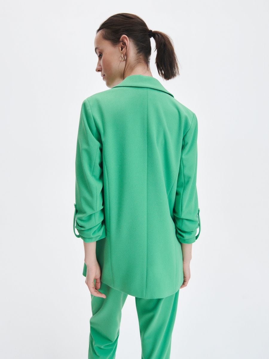 Plain blazer - green - RESERVED - 4
