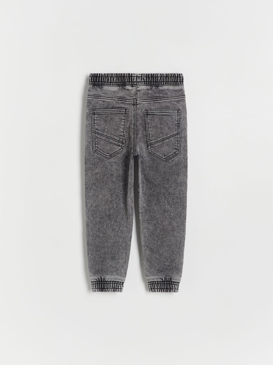 Elastic jogger jeans - light grey - RESERVED - 3