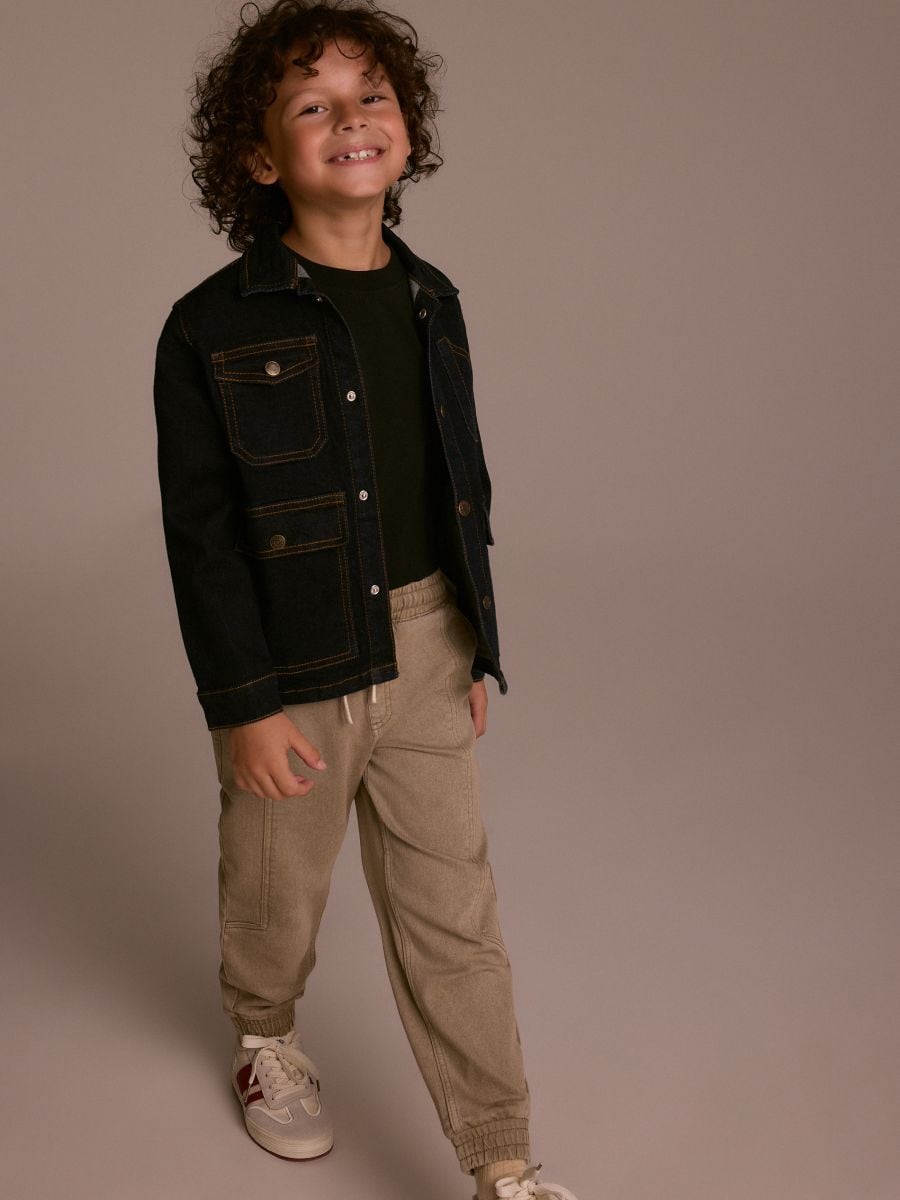 Jeans jogger elasticizzati - beige - RESERVED - 5