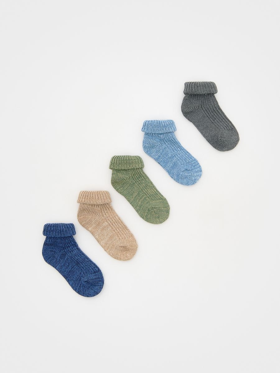 Socks 5 pack - navy - RESERVED